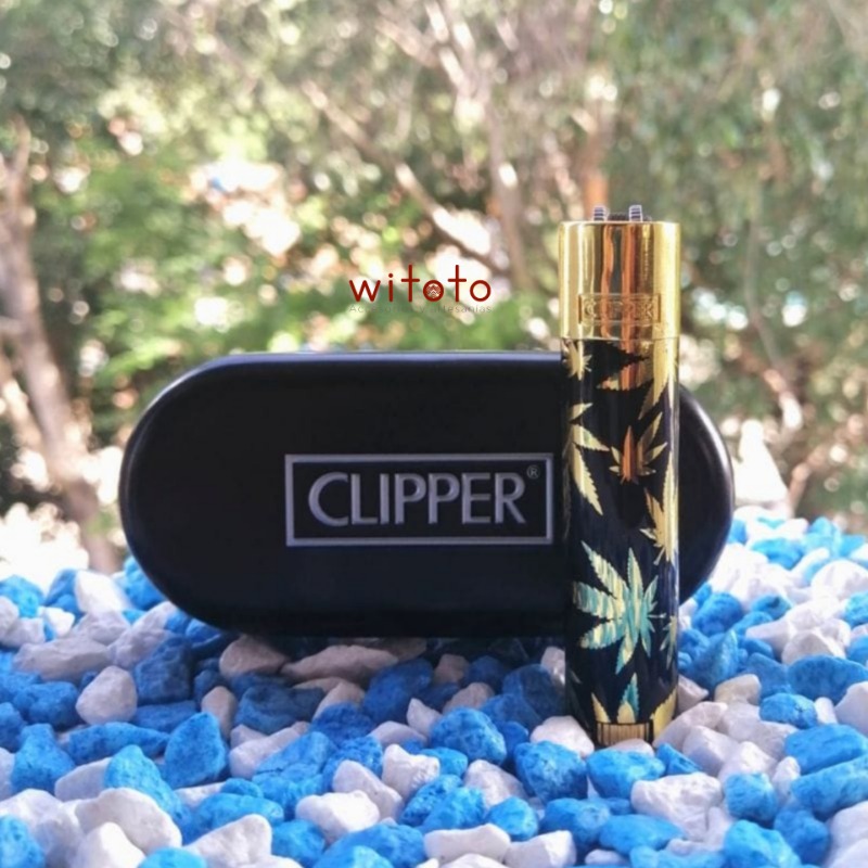 CLIPPER METALICO LEAVES GOLD 2